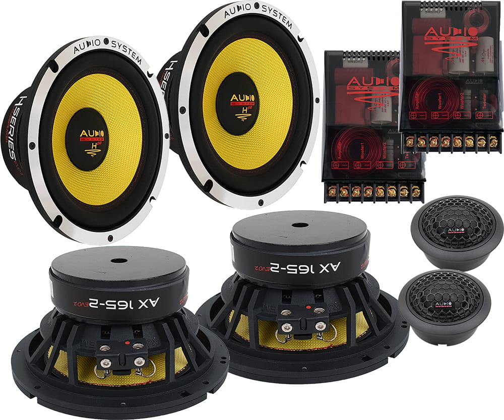 کامپوننت دبل ووفر آئودیوسیستم آلمان H 165 EVO 2-4