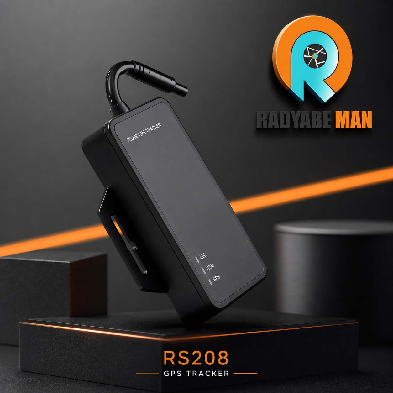 ردیاب خودرو RS208 هوشمند و کوچک ردیاب من