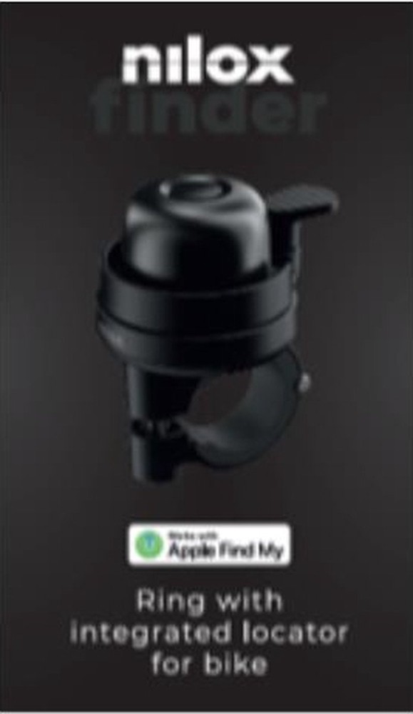 ردیاب نیلوکس – ردیاب زنگ دوچرخه – ردیاب GPS – با Apple Find My کار می‌کند – شامل ردیاب – مکان – امنیت – دوچرخه – دوچرخه برقی – جلوگیری از سرقت برند: نیلوکس