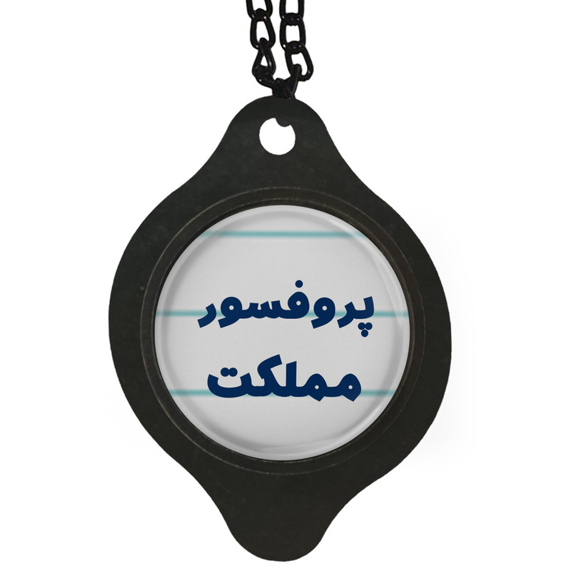 آویز تزئینی خودرو مدل پروفسور مملکت کد 358