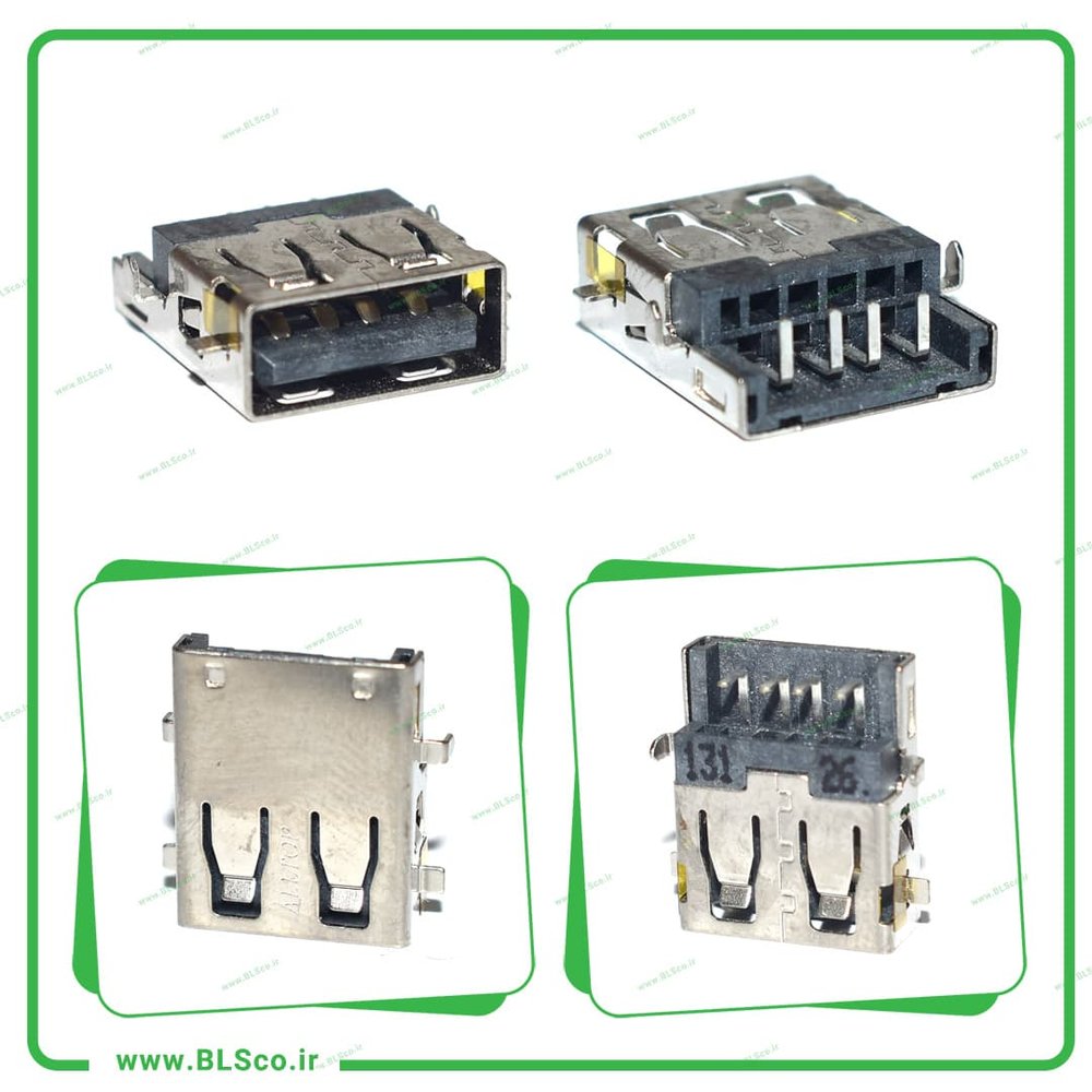 جک USB2 لپ تاپ کد 664