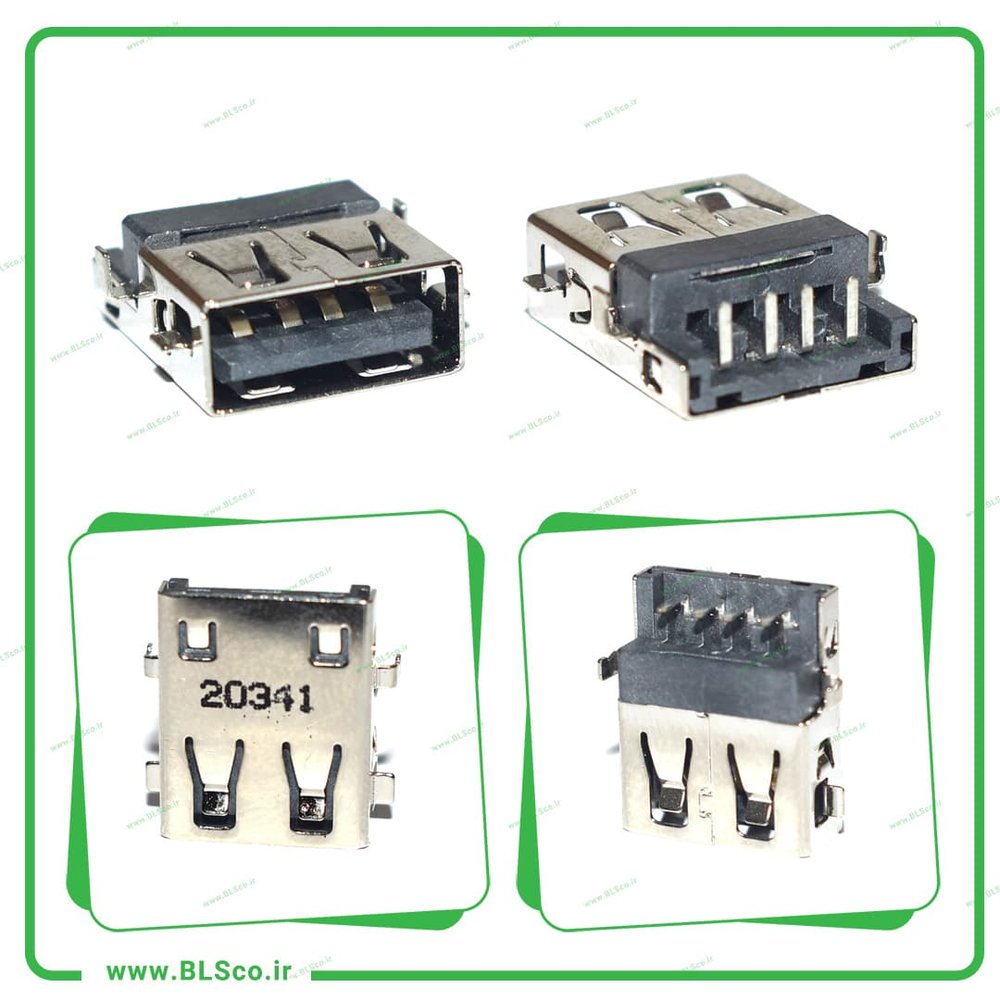 جک USB2 لپ تاپ کد 663
