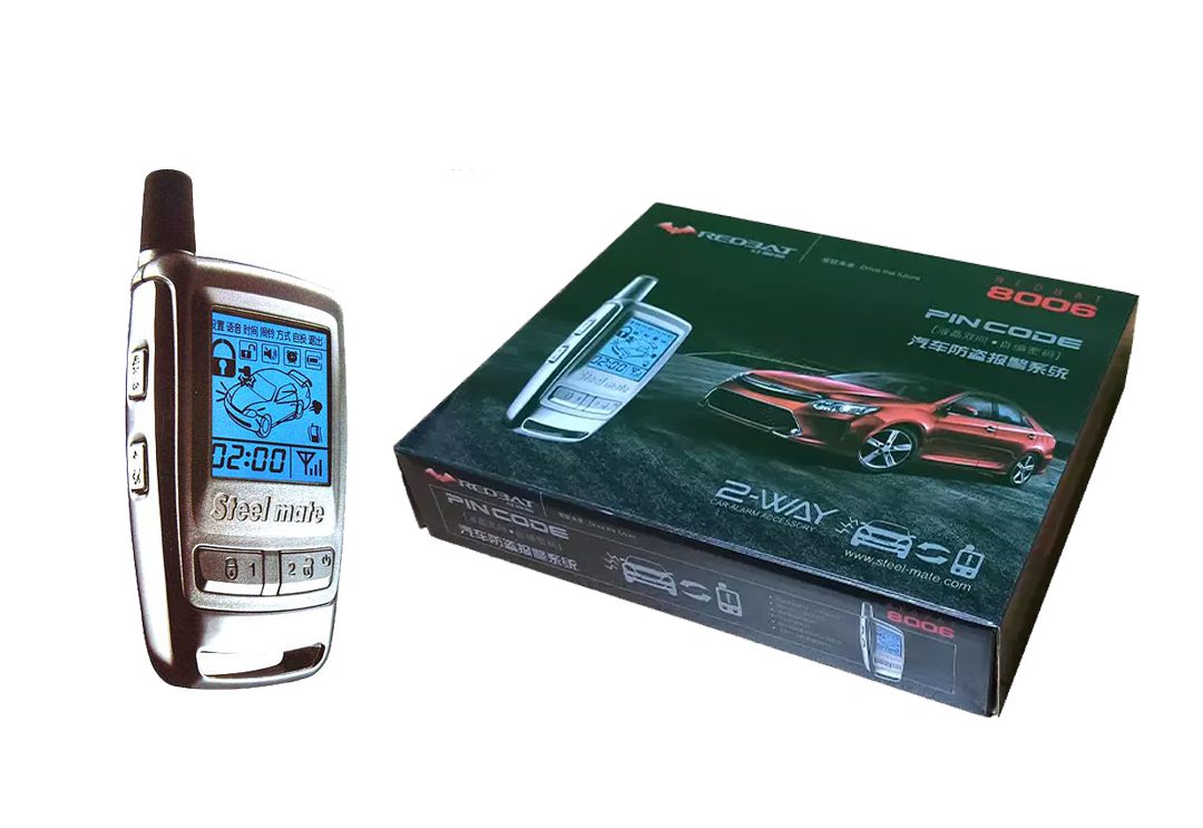 دزدگیر تصویری استیل میت مدل ردبت 8006 (Steel Mate Redbat 8006) – تک ریموت