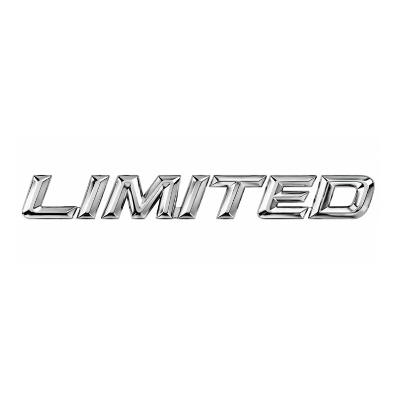 آرم صندوق عقب خودرو کالانیکس مدل ARM-LIMITED-100803 طرح فلزی