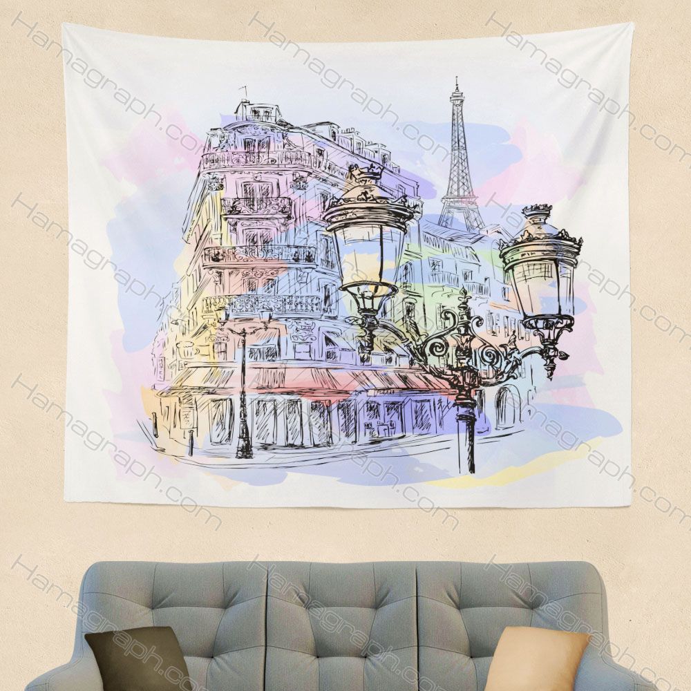 بک دراپ طرح lovely paris