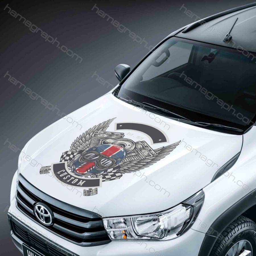 برچسب آفرود با طرح wing driver