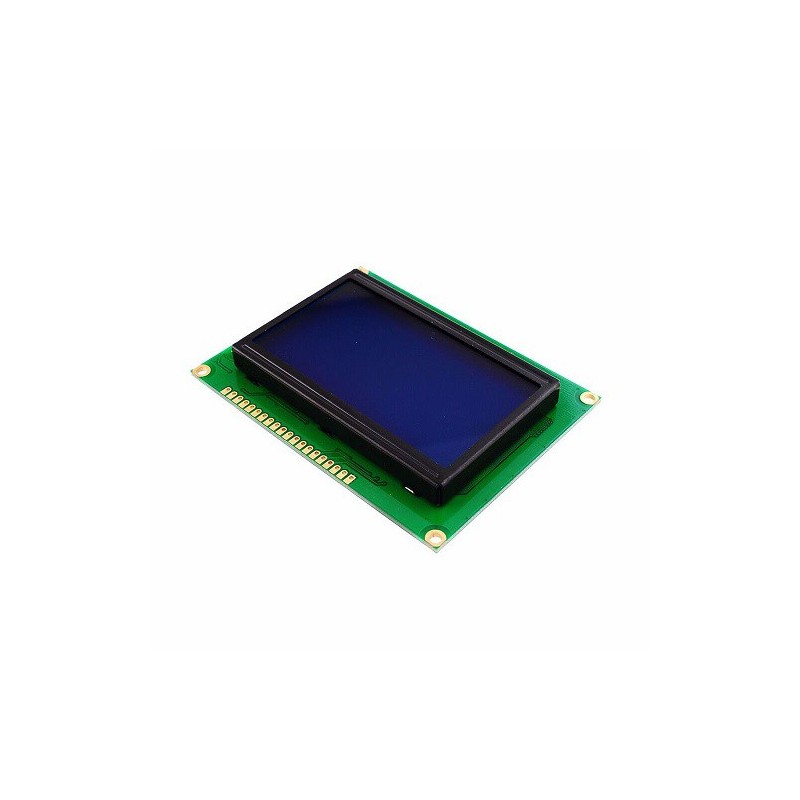 نمایشگر ال سی دی گرافیکی 128*64 بک لایت آبی LCD