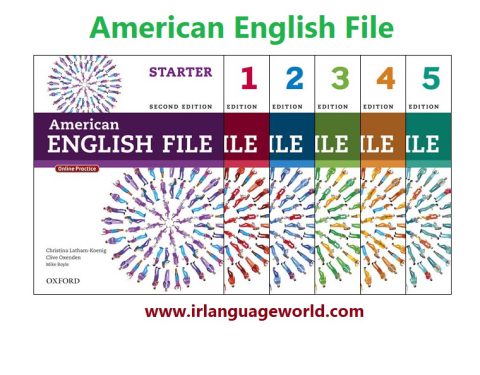 پک کامل کتاب امریکن انگلیش فایل American English File starter+1+2+3+4+5 (Full Pack) +CD