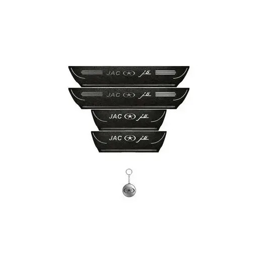 برچسب پارکابی خودرو لندمون کد LPt033 MS جک جی5 به همراه جا کلیدی مجموعه 4عددی