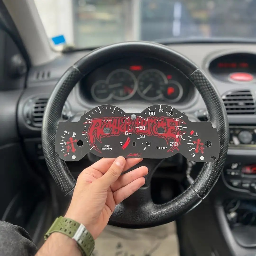 صفحه کیلومتر 206 مدل Black Red RAKYAT TERATE