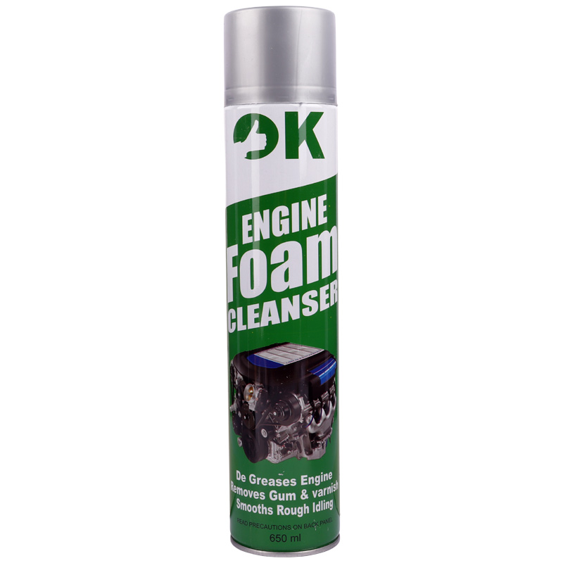 مشخصات، قیمت و خرید اسپری فوم موتور شوی Ok 650ml | تکنوسان