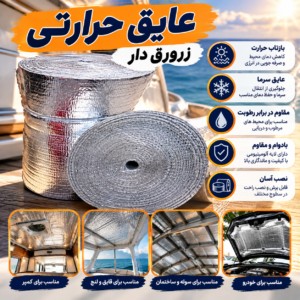 عایق حرارتی زروقدار (عایق نسوز)