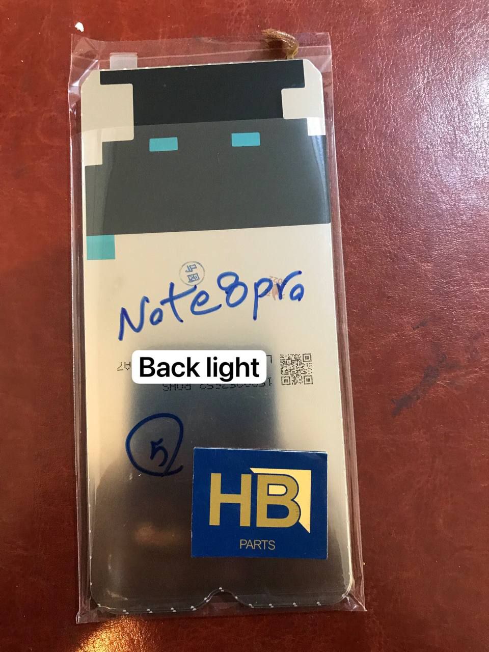 بک لایت NOTE8 PRO