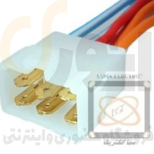 سوکت 6 شش فیش نری پراید سوکت سما الکتریک