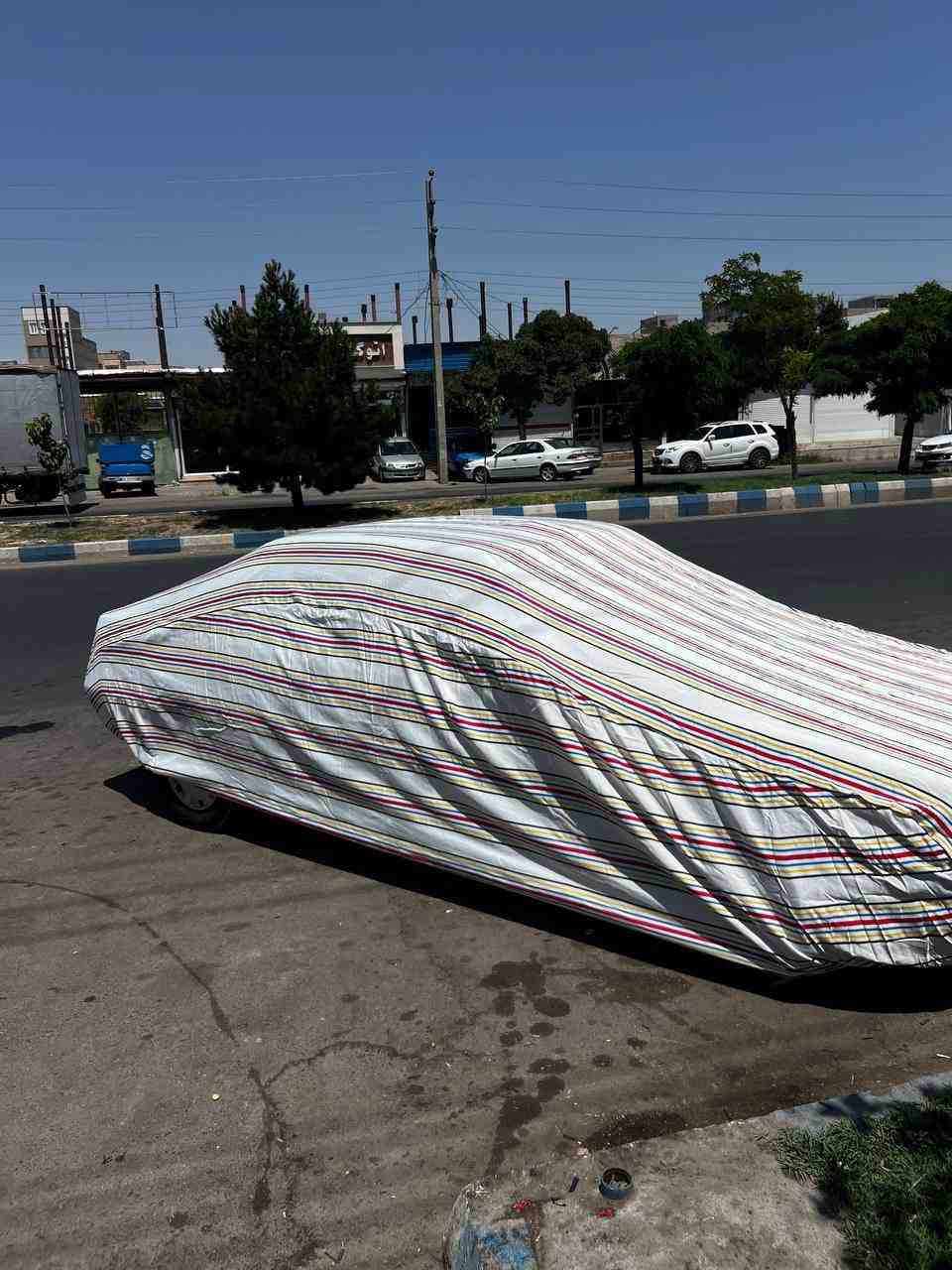 چادر ماشین نخی دنا