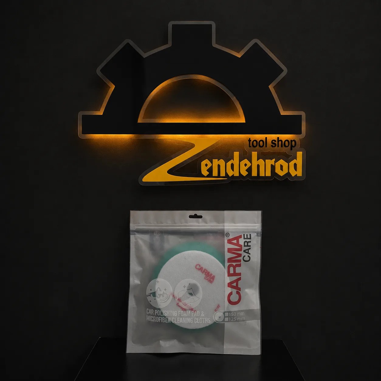 پد پولیش روتاری زبر 125 میلیمتری کارماکر مدل Carmacare Foam Pad Polishing Rotary Hard