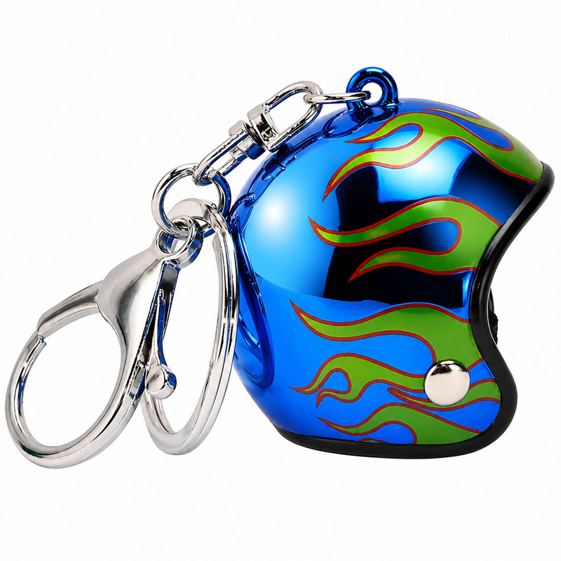 جاسوئیچی موتورسیکلت مدل Helmet Flame طرح کلاه کاسکت کد W7D55G8