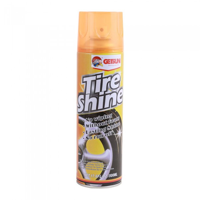 اسپری براق کننده تایر خودرو GETSUN مدل tire shine