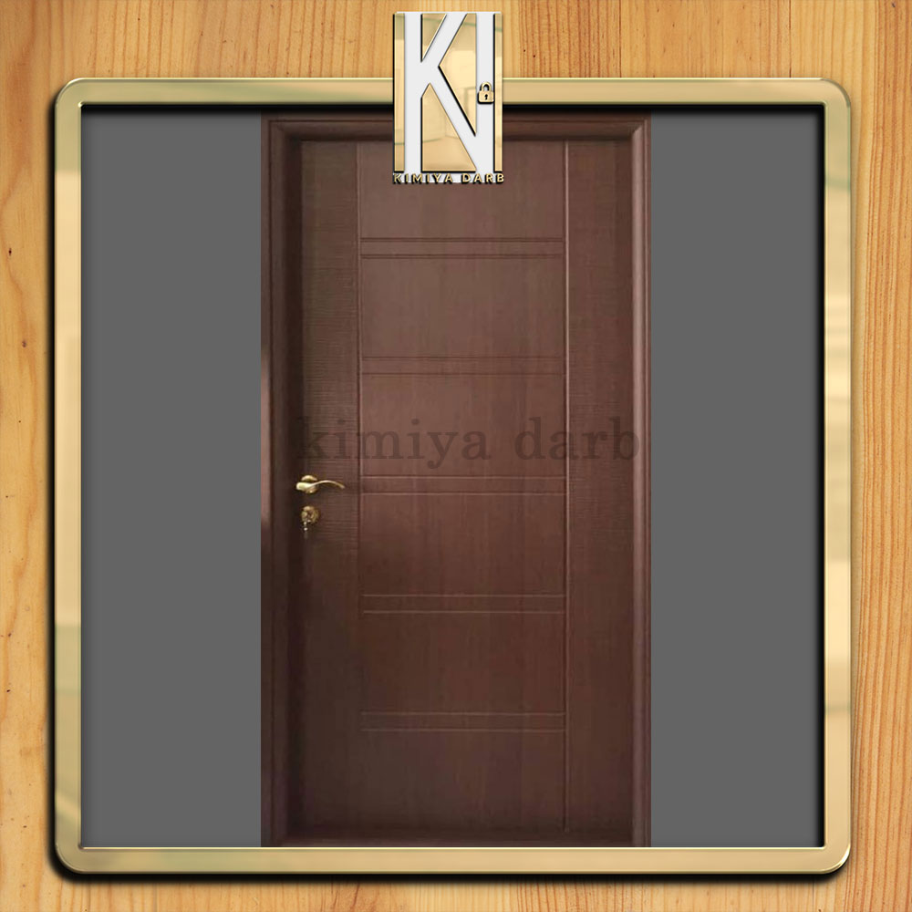 درب با روکش PVC طرح CNC کد 609