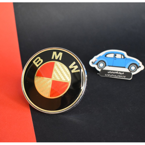 آرم BMW Red Carbon