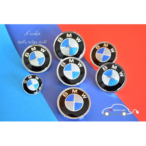 آرم BMW Carbon Blue