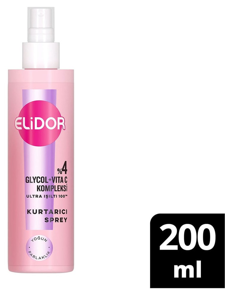 اسپری نجات مو Elidor با درخشش فوق‌العاده و براقیت شدید 200 ml