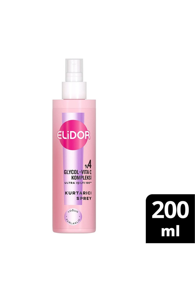 اسپری نجات مو Elidor با درخشش فوق‌العاده و براقیت شدید 200 ml