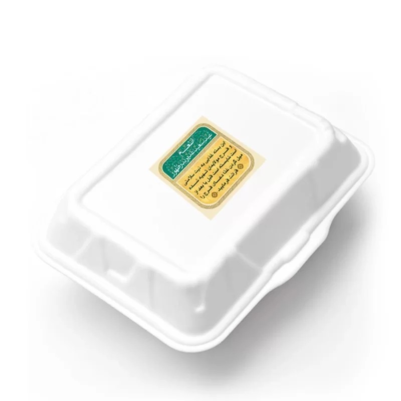 برچسب ظرف غذا غدیر 6×6 کد 1820