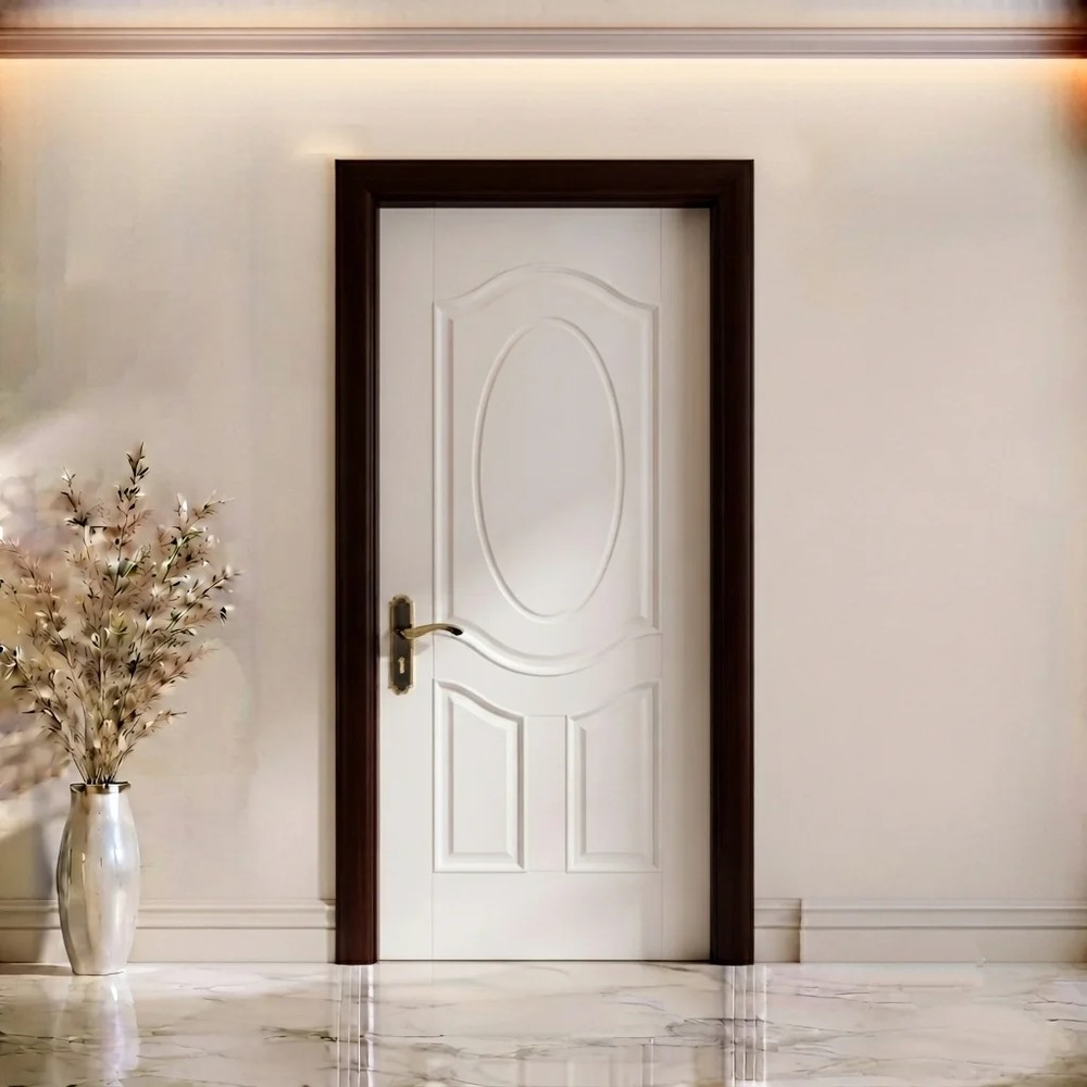 درب HDF سه قاب بیضی