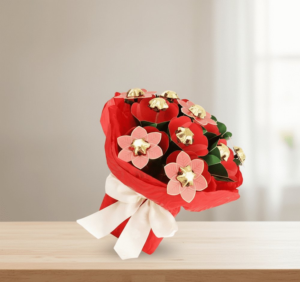 دسته گل لوکس کلاسیک پوینستیا کد9 (استرالیا)
