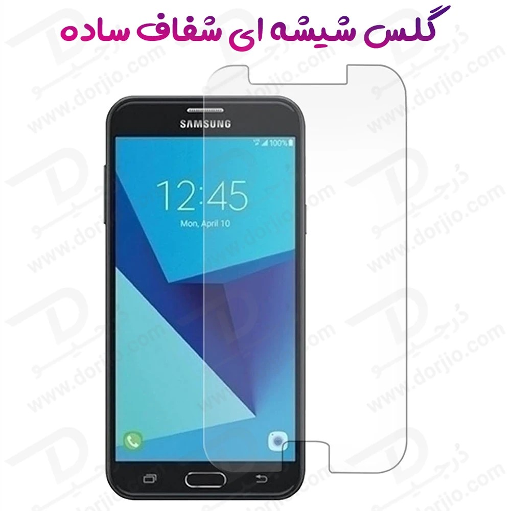 گلس شفاف بدون حاشیه Samsung Galaxy J3