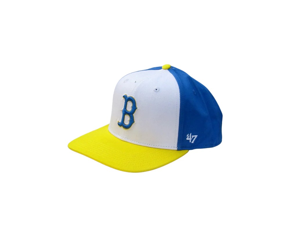 Boston Red Sox Blue Yellow White