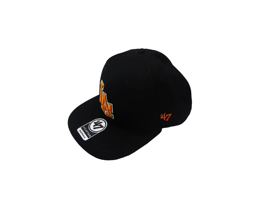 Los Angeles Dodgers Black Orange logo 9fi 47