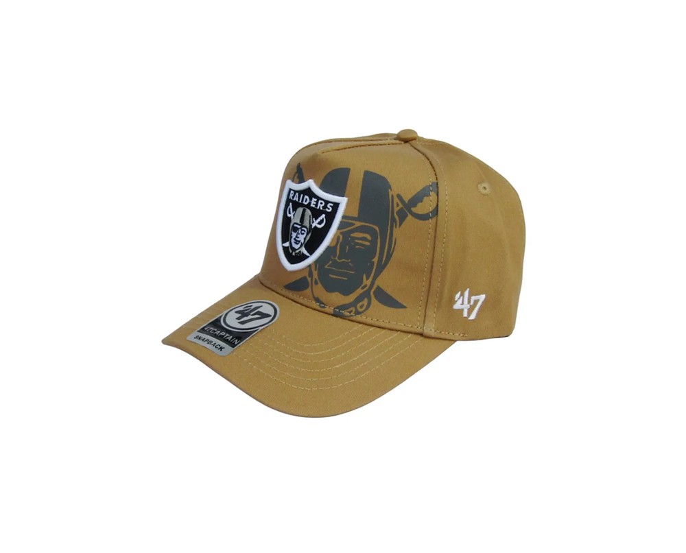 Las Vegas Raiders khaki double logo 47