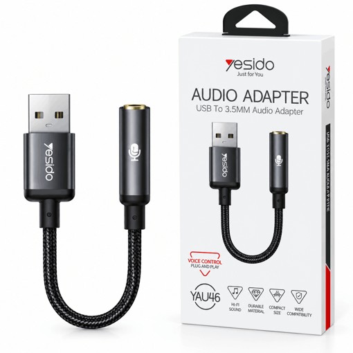 جک صدا یسیدو مدل YESIDO YAU46 USB