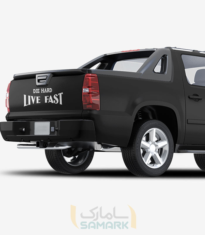 برچسب ماشین LIVE FAST DIE HARD