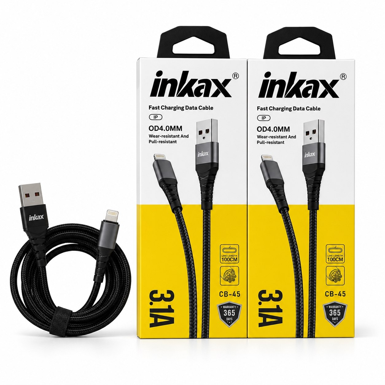 کابل شارژ Lightning Inkax مدل CB-45