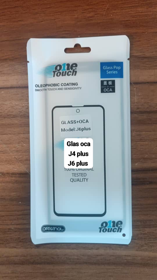 گلس تعمیراتی شیائومی j4+ j415 j4 plus j6 plusبا چسب OCA