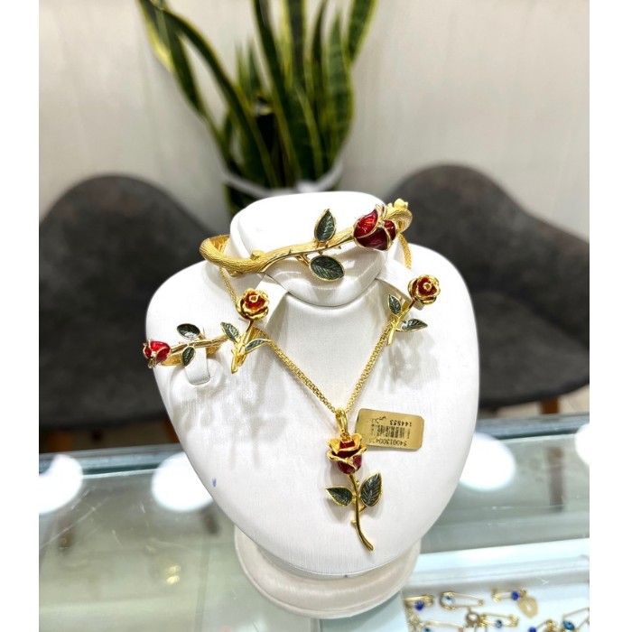 ست کامل گل رز انارکی