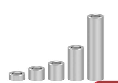 اسپیسر آلومینیومی 3*10*5 میلیمتری