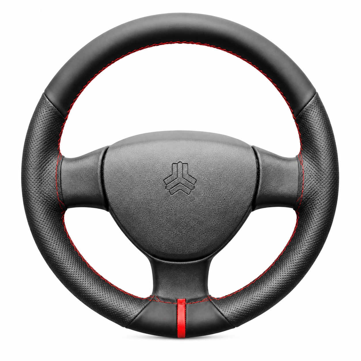 Cover Plus GT Leather Steering Wheel Cover, Size 11
