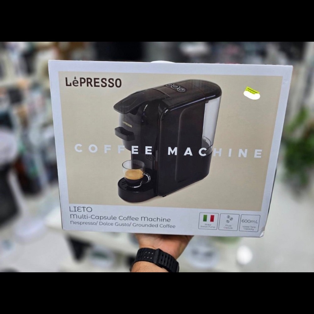 LePresso LIETO Multi- دستکاه اسیرسوساز Capsule Coffee Machine