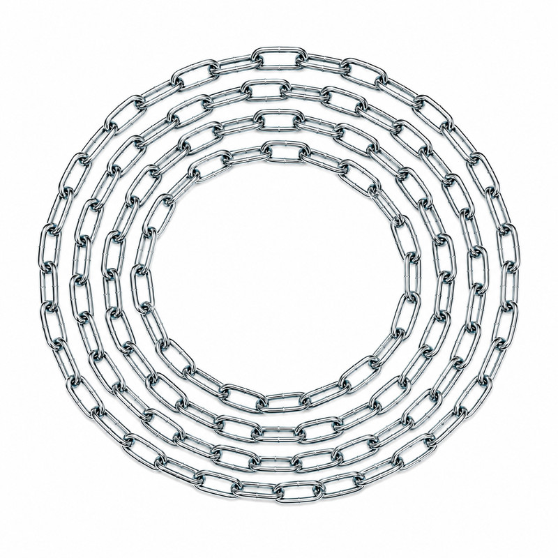 زنجیر گالوانیزه وزیران مدل VIG 0340 کد 4mm طول یک متر
