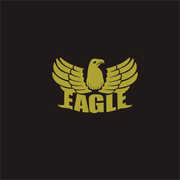 برچسب بدنه موتورسیکلت لیزارد مدل فانتزی طرح EAGLE کد LZD-1024*509