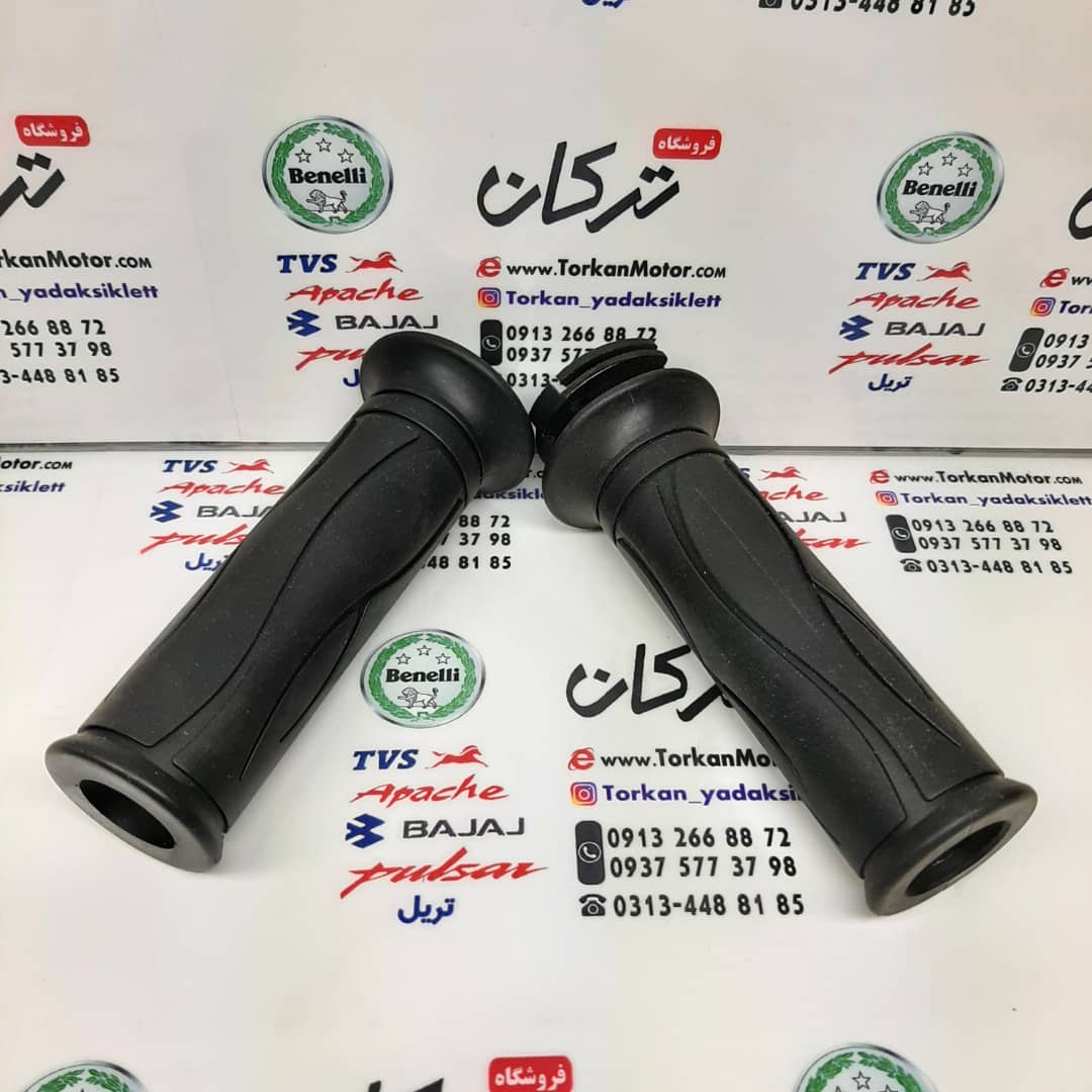 لاستیک سر دسته فرمان گاز و کلاچ با استخوانی موتور بنلی 150 اصلی (جفتی)