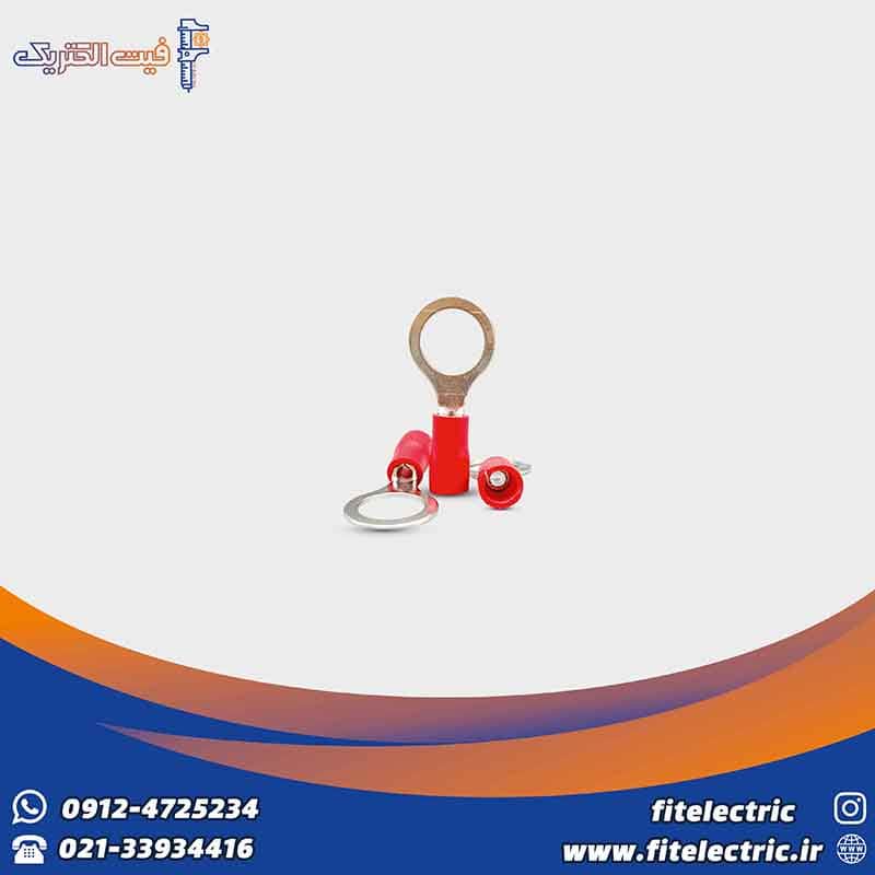 سرسیم گرد 8-1 | کد محصول RV1.25-8 | رنگ قرمز | سرسیم 1-8 حلقوی | بسته 100 عددی