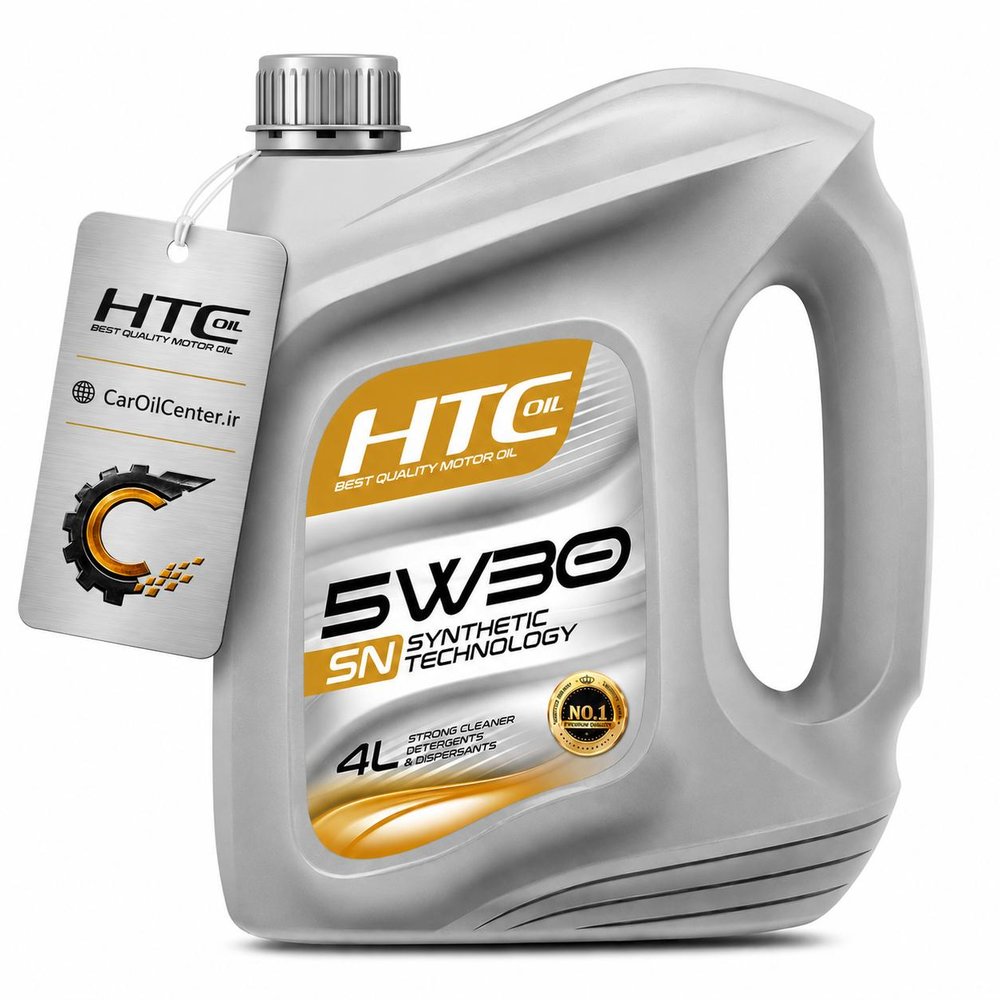 روغن موتور خودرو اچ تی سی 5W-30 API SN نیمه سنتتیک