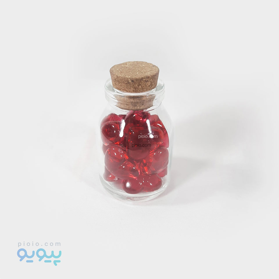 شیشه قلب شیشه ای