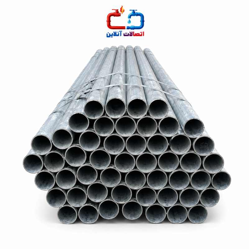 لوله گالوانیزه گلخانه 8 اینچ 4 میل اصفهان