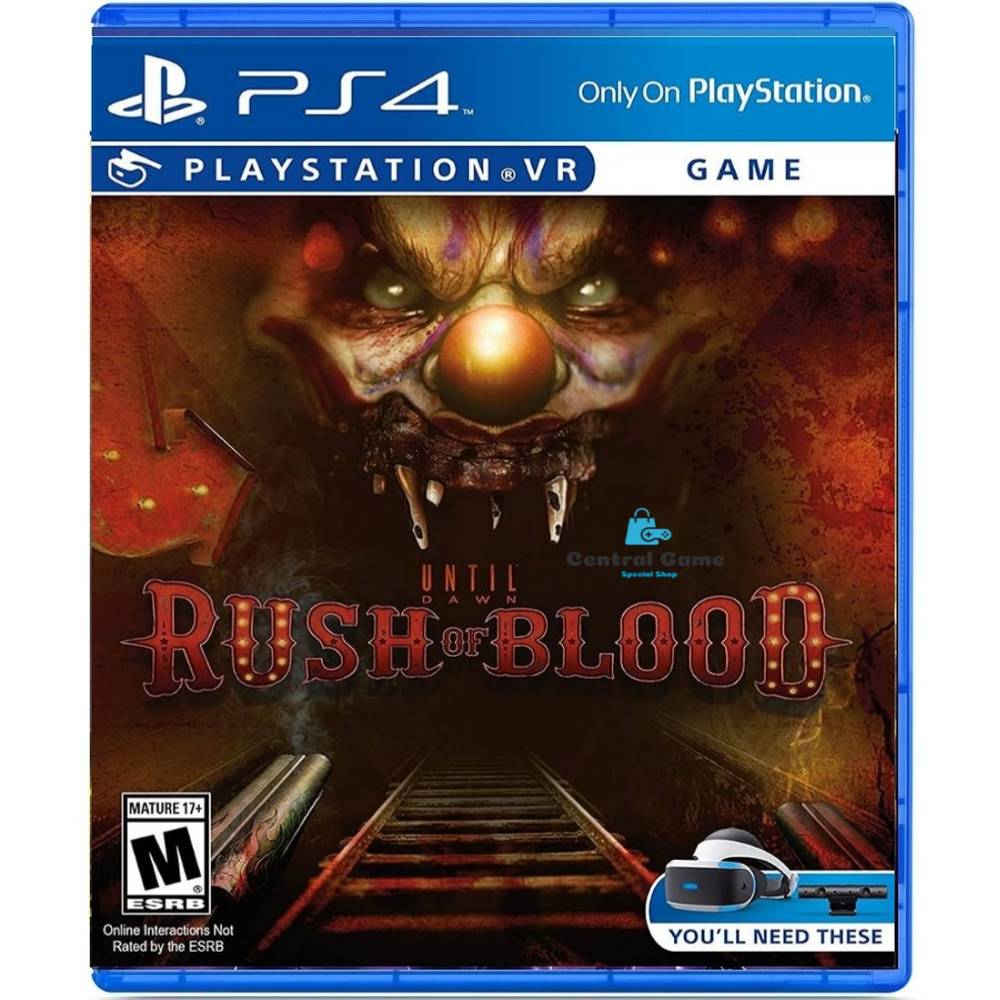 دیسک بازی Until Dawn Rush Of Blood VR Ps4 ریجن آل آکبند